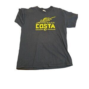 Authentic Costa Short Sleeve T-Shirt Pez Vela Blue Dusk Large